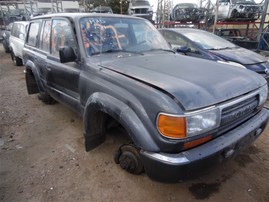 1993 Toyota Land Cruiser Gray 5.4L AT 4WD #Z22770